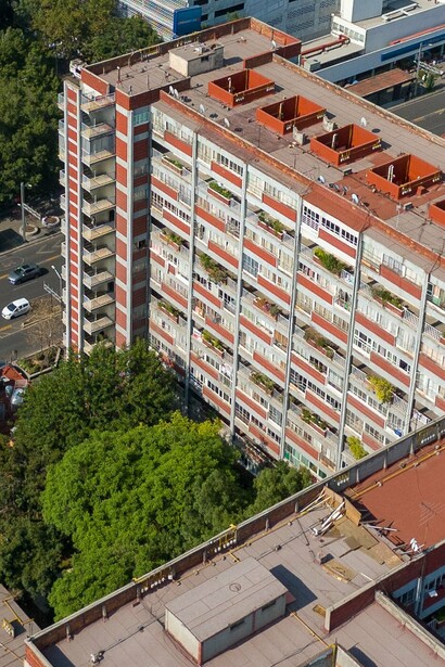 Centro Urbano Presidente Alemán, expresión del funcionalismo mexicano, Colonia del Valle, Alcaldía de Benito Juárez, Ciudad de México