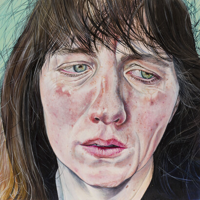 Ishbel Myerscough, Endless Tears, 2018, oil on board ©Ishbel Myerscough, courtesy of Flowers Gallery