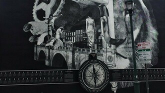 Atlas of Tomorrow é um mural da artista Candy Chang, que tem um componente cinético no qual o espectador pode girar a roda. Candy Chang é uma artista cujo trabalho explora a interseção entre o cívico e o sagrado por meio de instalações, vídeos e pinturas baseadas em confissões manuscritas do público. Com formação em arquitetura, design e planejamento urbano, iniciou sua trajetória no street art antes de direcionar sua arte para questões psicológicas, coletando testemunhos sobre desejo, medo e esperança