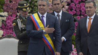 Iván Duque en su toma de posesión