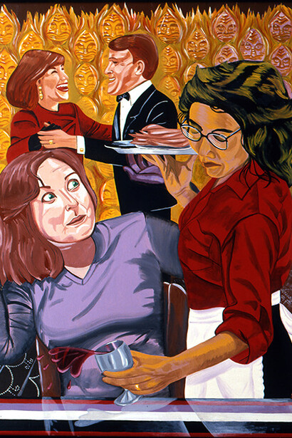 Shelley Niro, Waitress, 1987. Courtesy of AGH