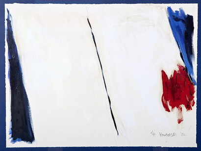 Ken Kaminski, 911, Oil and pencil on paper, 31" x 40", 2002