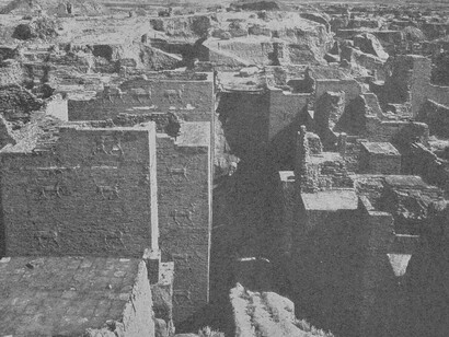 Ishtar Gate, Babylon, during Robert Koldewey's 1914 excavations