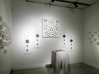 You Zhang, The Life Guide of Five Elements Installation, Inkjet printing on heavyweight mat paper and Chinese Binding with handmade paper