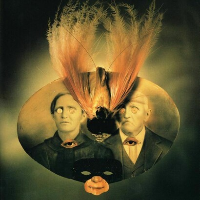 Jess, A Mask for All Souls, 1969/1992, Mixed media 24 x 19 x 6 in. Private collection