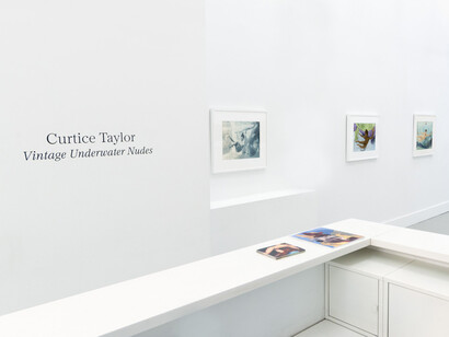 Curtice Taylor, Vintage underwater nudes, exhibition view. Courtesy of CLAMP