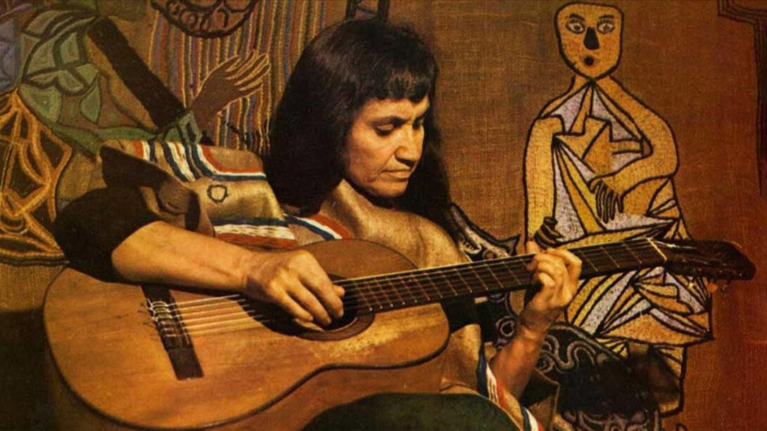 Violeta Parra, conocida como «La Viola»