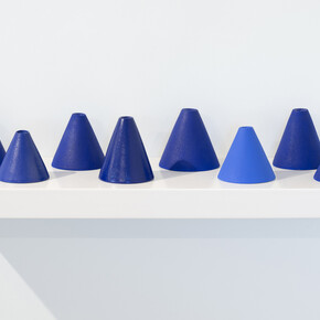 Bean Finneran, color shift blue, 2024. Courtesy of PDX Contemporary Art