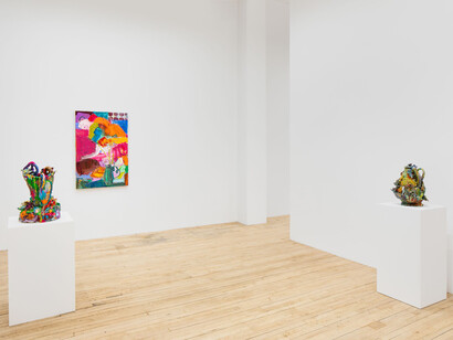 Dena Novak, Domestic saturation, exhibition view. Courtesy of Shrine 