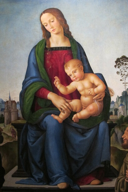 Lorenzo di Credi, Madonna col bambino e santi