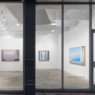 Alice Dalton Brown, The contemplative view, exhibition view. Courtesy of Harper’s Gallery