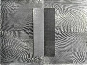 Heinz Mack Silberrelief hand-embossed aluminum on wood, plexiglass, 1965/67 206 x 203 x 12,5 cm.