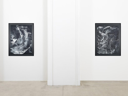 Eva Schlegel, All day I hear the noise of waters, exhibition view. Courtesy of Galerie Krinzinger
