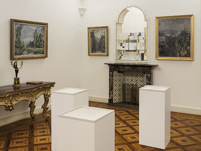 Giovanni De Lazzari, Senza titolo, 2019, matita su cartoncino; Senza titolo, 2019, matita su cartoncino; Senza titolo, 2019, matita su cartoncino, Fondazione Adolfo Pini 2019, credit by Andrea Rossetti