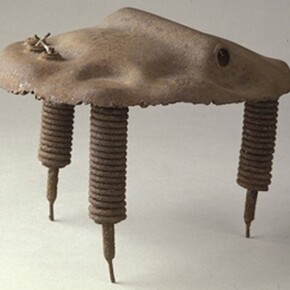 Monister, Richard Stankiewicz, 1954, steel and found objects, 7 7/8 x 10 x 10 inches, American, 1922–1983. Purchase with funds provided by the Christian A. Johnson Memorial Fund, the Walter Cerf Art Fund, and the Memorial Art Fund.