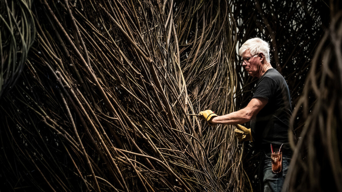 Patrick Dougherty. Courtesy of BYU Museum of Art