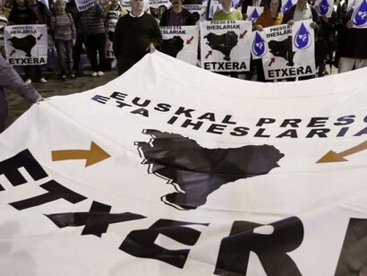 Manifestación por el acercamiento al País Vadco de los presos etarras