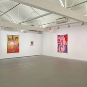 Maria Farrar, Milk, exhibition view. Courtesy of Ota Fine Arts