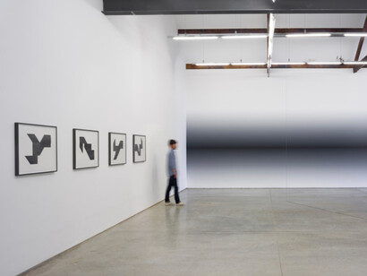 Iran do Espírito Santo & Fred Sandback. Courtesy of Fortes D’Aloia & Gabriel Carpintaria