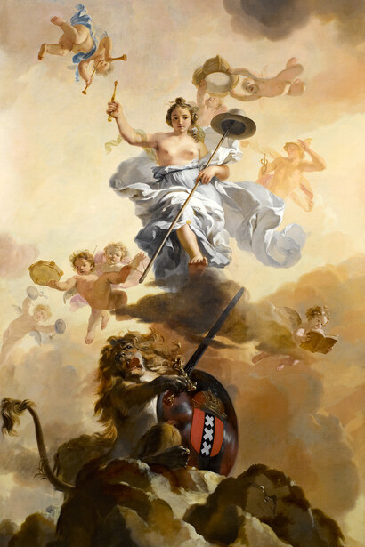 Gerard de Lairesse, El triunfo de la paz o alegoría de la libertad (panel central)