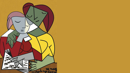 Due ragazze che leggono, Pablo Picasso. La visione provocatoria di Pablo Picasso riflessa nei suoi quadri, che invitano a scomporre e ricomporre la realtà