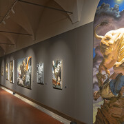 Nicola Verlato, Myth generation, vista della mostra. Per gentile concessione del LabOratorio degli Angeli