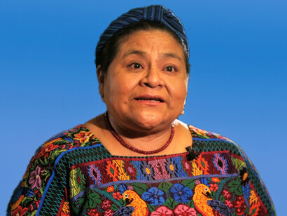 In 1998, Rigoberta received Spain’s prestigious Prince of Asturias award, and in 2010 she received Mexico’s Order of the Aztec Eagle