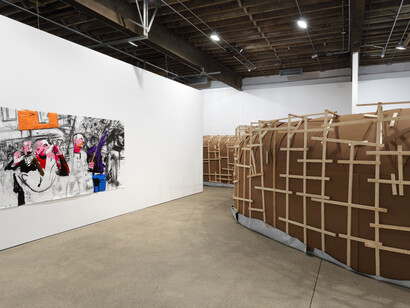 Erik van Lieshout, Installation view, I am in heaven, 2014, Anton Kern Gallery, New York