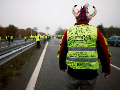 La protesta de los chalecos amarillos en Francia