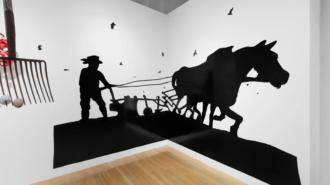 Erik van Lieshout, Farm arts object #10 (silhouette), 2024. Courtesy of Anton Kern Gallery