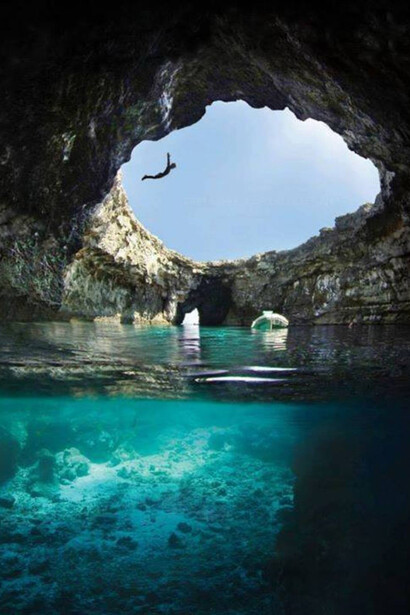 Open Sea Cave, Malta © Oliver Gatt