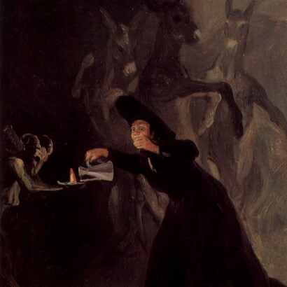 Francisco Goya, "La lampada del diavolo", 1797-98, National Gallery, Londra, UK