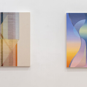 Viewing room, Myles Bennett and Minako Iwamura, exhibition view. Courtesy of JDJ Gallery