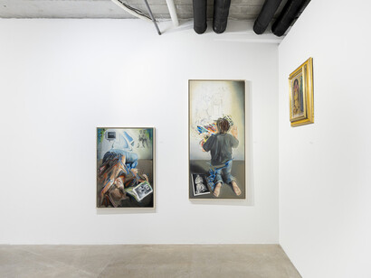 Veronika Rónaiová, Time spiral, exhibition view. Courtesy of White&Weiss Gallery