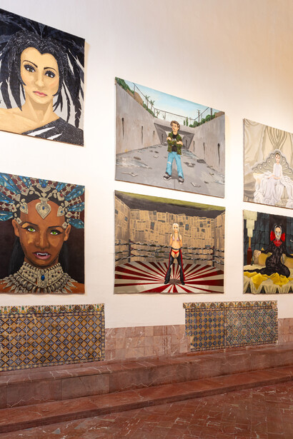 Manuela Solano, Alien queen / Paraíso extraño, vista de exhibición. Cortesía del Centro Andaluz de Arte Contemporáneo