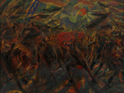 Carlo Carrà,”Funerali dell'anarchico Galli”
