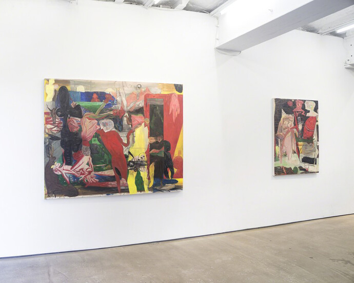 Streaming by Lamp and by Fire, exhibition view. Courtesy of Denny Gallery