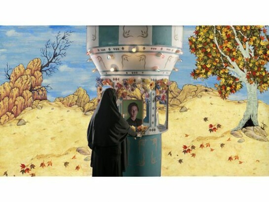 Azari, Shoja, still from The King of Black, 2013, HD colour video with sound, 4