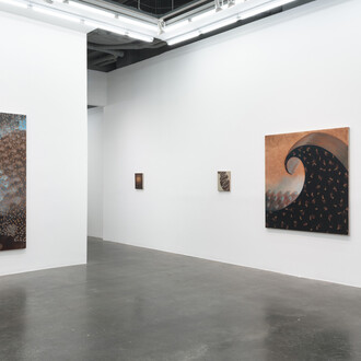Anastasiya Tarasenko, Primordial soup, exhibition view. Courtesy of Anna Zorina Gallery 