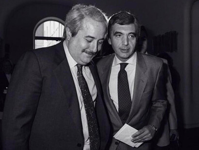 Giovanni Falcone e Giovanni De Gennaro 