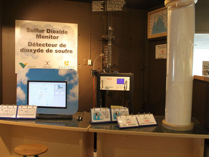 Sulfur Dioxide Monitoring Station. Courtesy of Science Nord