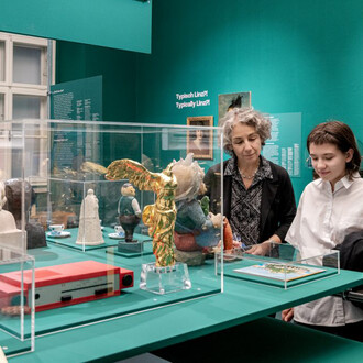 Linz blick. Die stadt im fokus, ausstellungsansicht. Mit freundlicher genehmigung des Nordico Stadtmuseum
