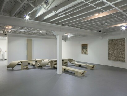 Thomas Bayrle, Exhibition view. Courtesy of The Institute of Contemporary Art