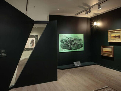 Risham Syed, Destiny fractured, exhibition view. Courtesy of the Newark Museum of Art