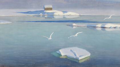 Väinö Blomstedt, Winter's Day, 1896, Finnish National Gallery, Ateneum Art Museum