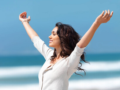 Dispuesta a comerse el mundo