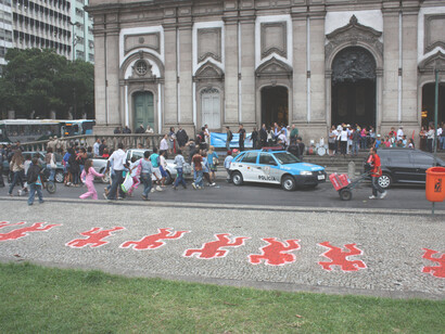 Protestas por la masacre de 1993 en la Iglesia de la Candelaria, Río de Janeiro