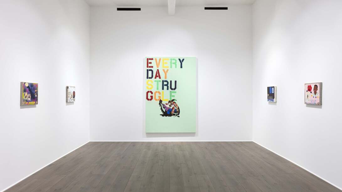 David Leggett, Everyday Struggle, 2023, installation view. Courtesy of the artist and Steve Turner, Los Angeles