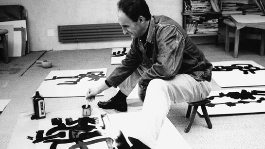Eduardo Chillida, Year 1963. Photo: Budd, N.Y.©2017 Zabalaga-Leku, Artists Rights Society (ARS), New York / VEGAP, Madrid

