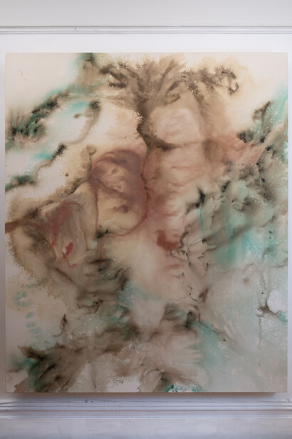 Anna Blom, Vernix Intoxication, 180x150 cm. Courtesy the artist and Liminal Gallery